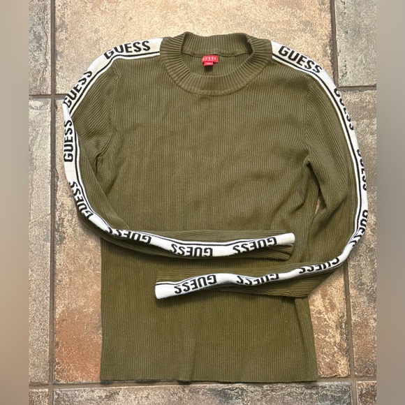 Guess Sweaters - GUESS Olive Green Women’s Knit Sweater